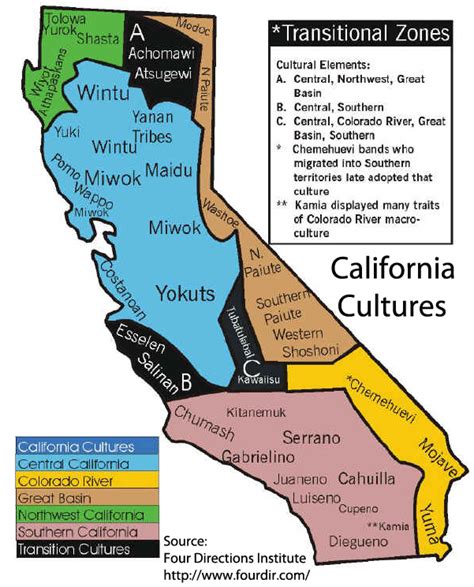 map of california native american tribes